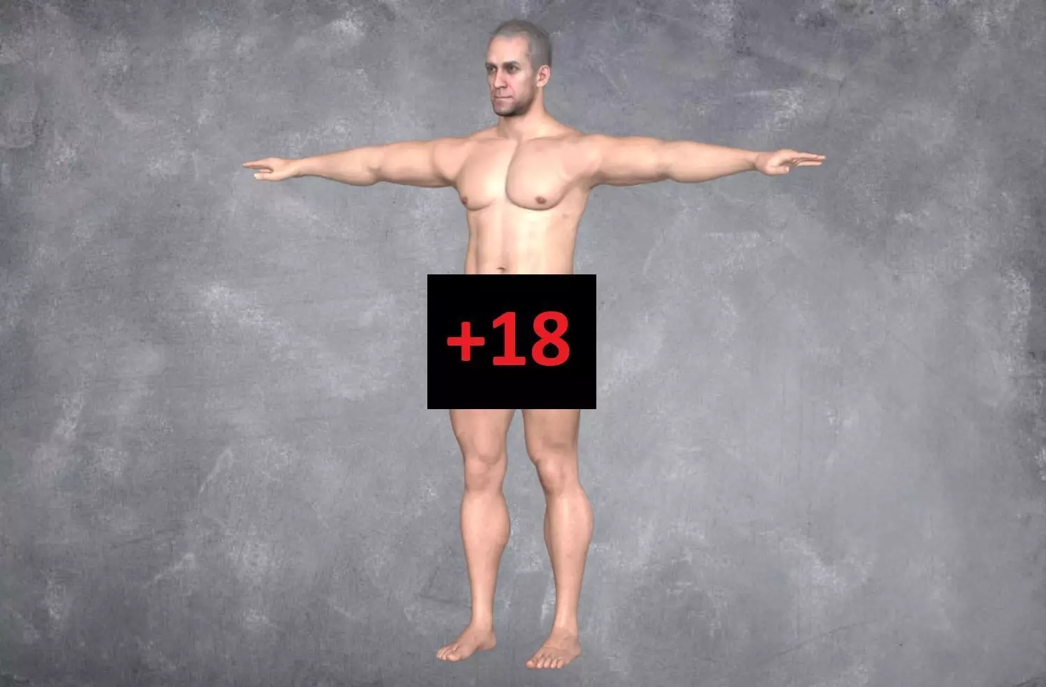 129 - Male Character 3D model_0