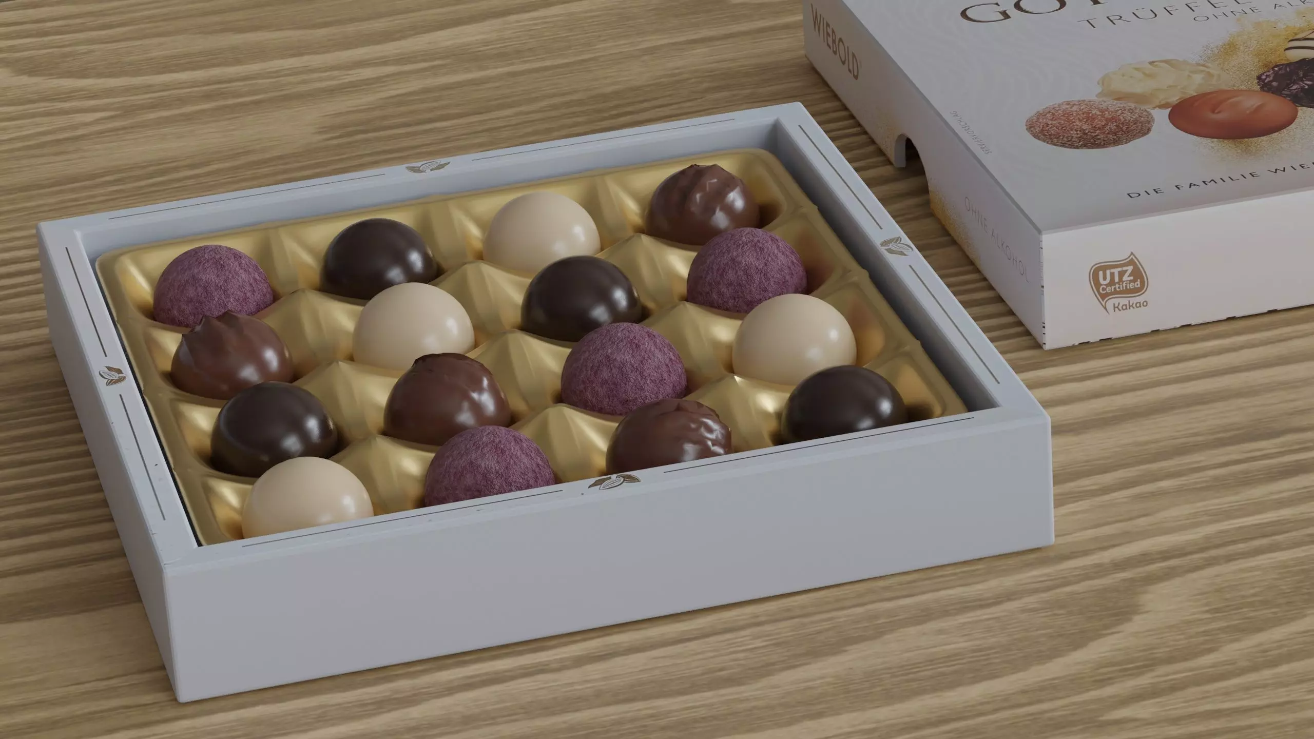 Filled chocolate candies high class Free 3D model