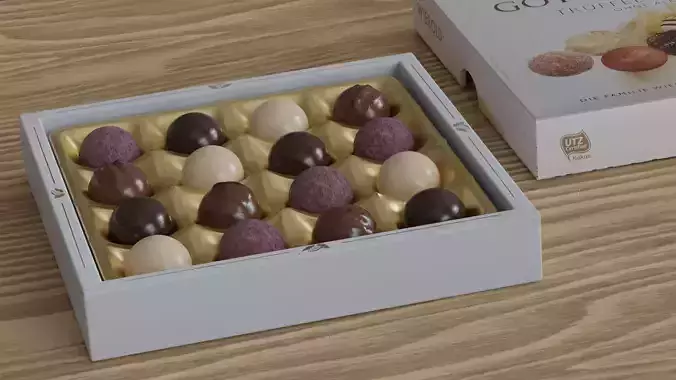 Filled chocolate candies high class