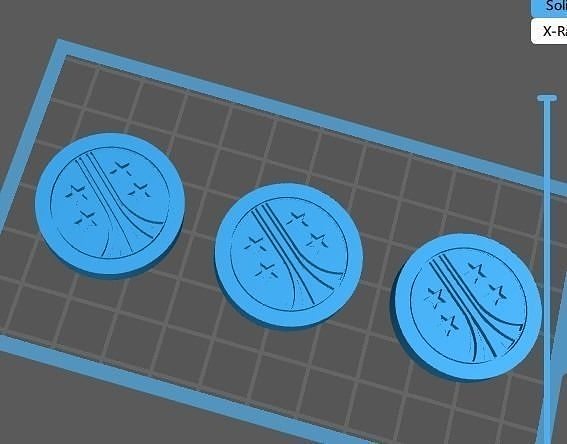 AvP Unleashed wargame Custom Stalk Markers 3D print model