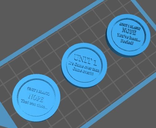 AvP Unleashed wargame Custom Stalk Markers 3D print model_1