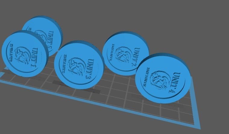 AvP Unleashed wargame Custom Stalk Markers 3D print model_2