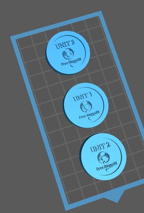 AvP Unleashed wargame Custom Stalk Markers 3D print model_3