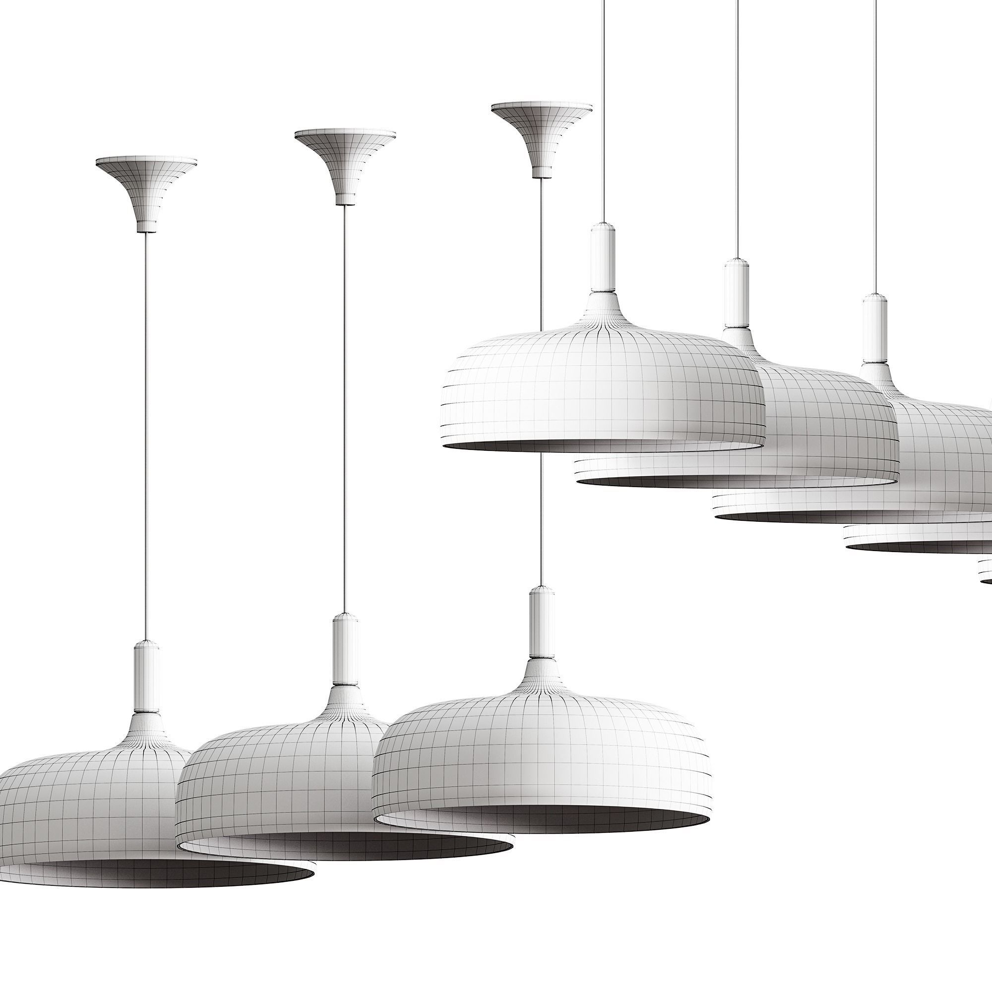 Northern Lighting Acorn Pendant 3D model_1