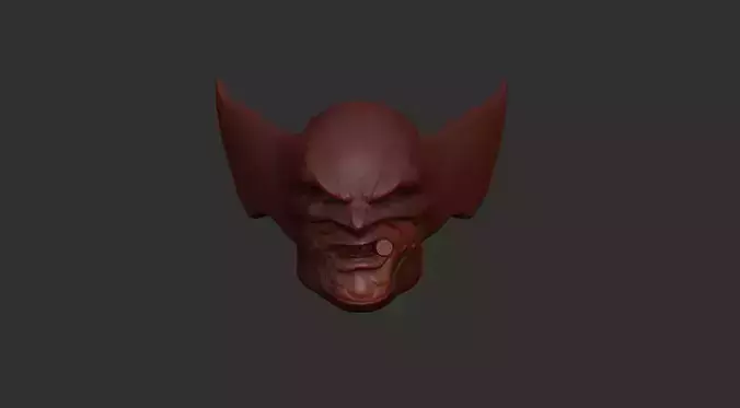 Wolverine masked head