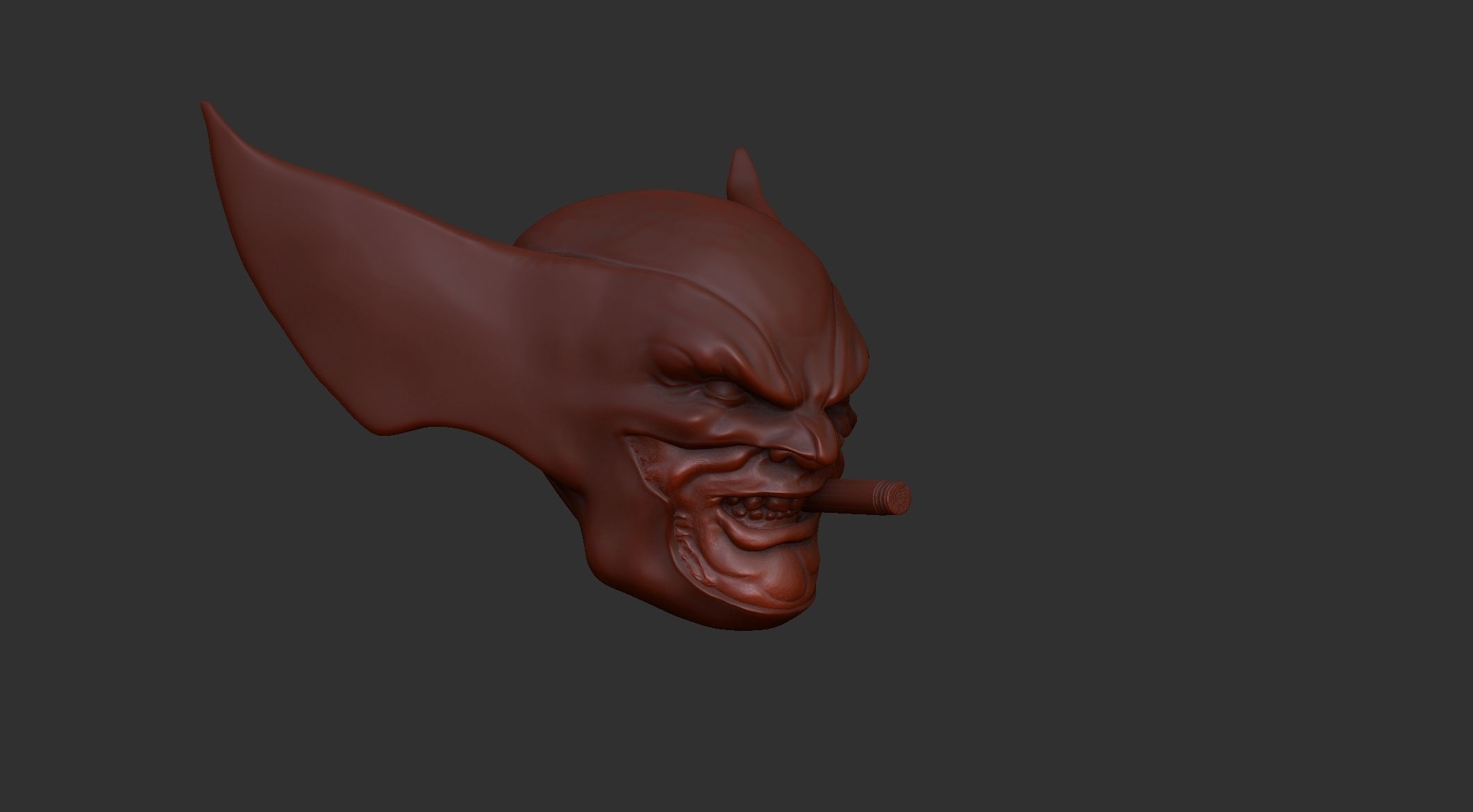 Wolverine masked head 3D model_1