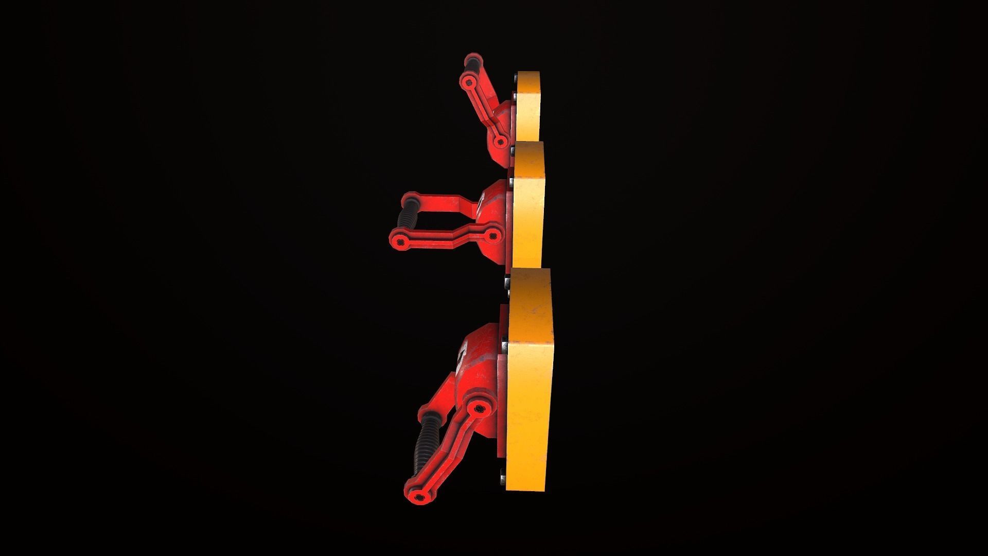 Industrial Power On - Off Switch2 Low-poly 3D model_6