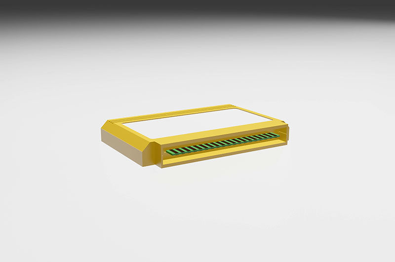 Video Game Cartridge Famicom Low-poly 3D model_25