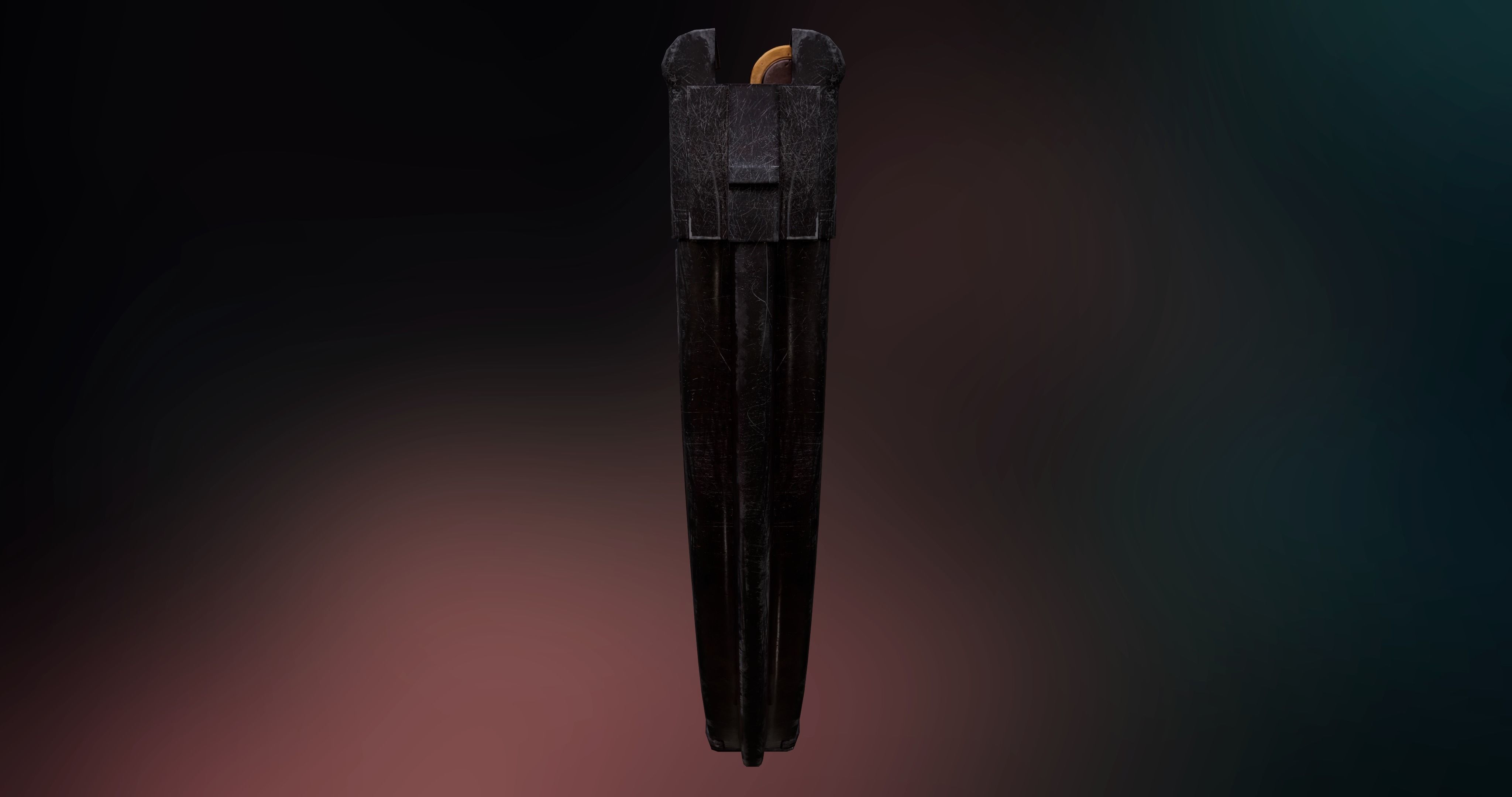 AK 47 Low-poly 3D model_10