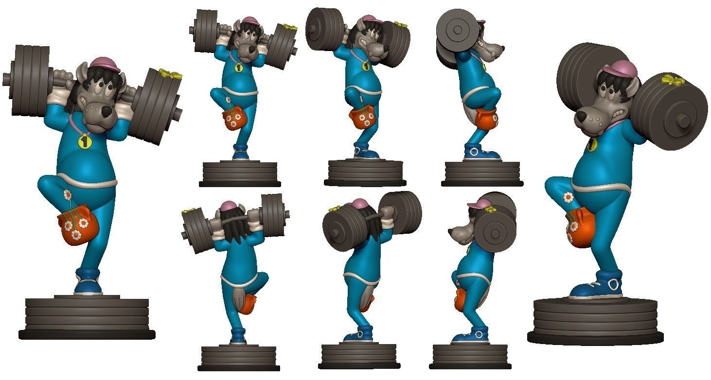 Wolf toys 3D print model_1