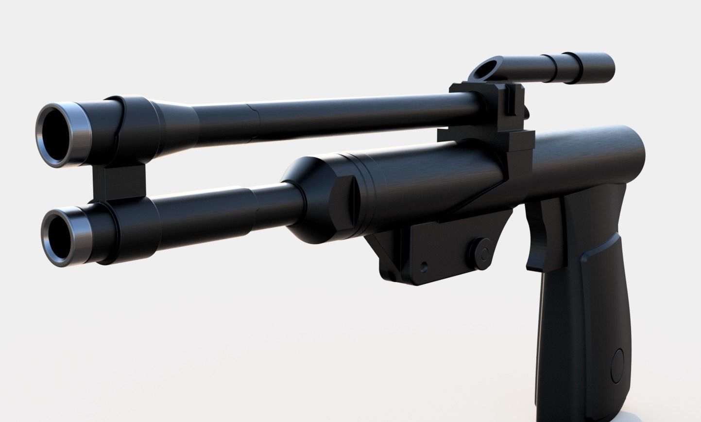 New Boba Fett Blaster 3D print model_1