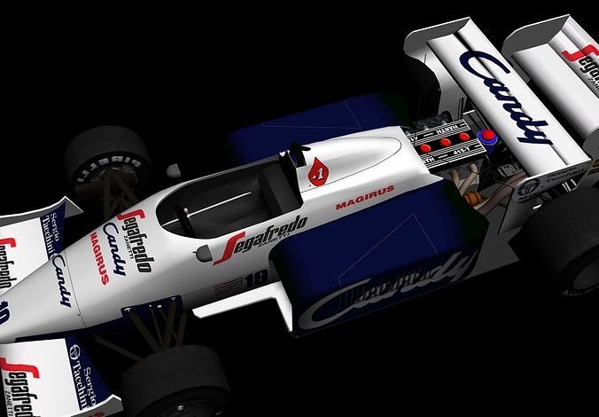 3d model toleman senna tg184 f1 1984 3D model