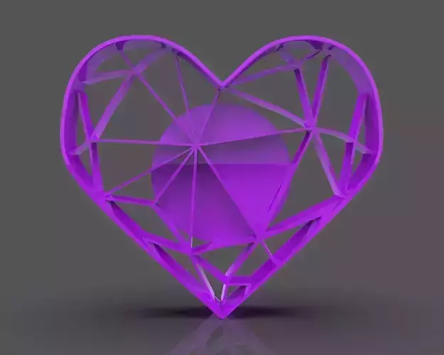 Heart Lines Cookie Cutter 3D print model