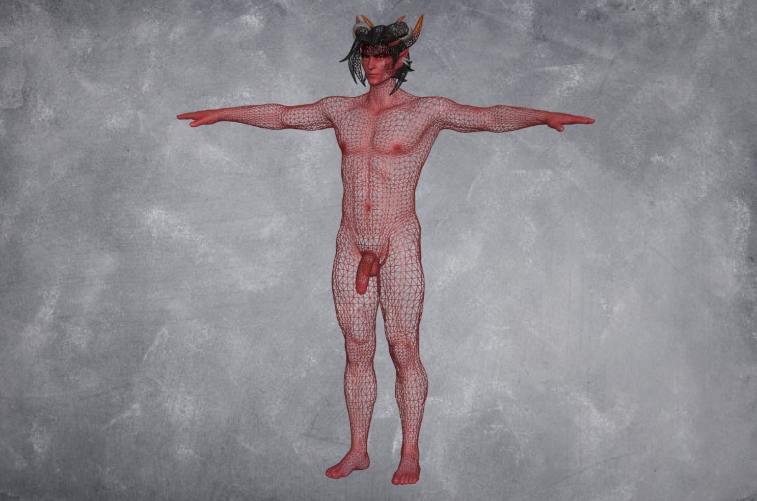 132 - Male Character 3D model_3