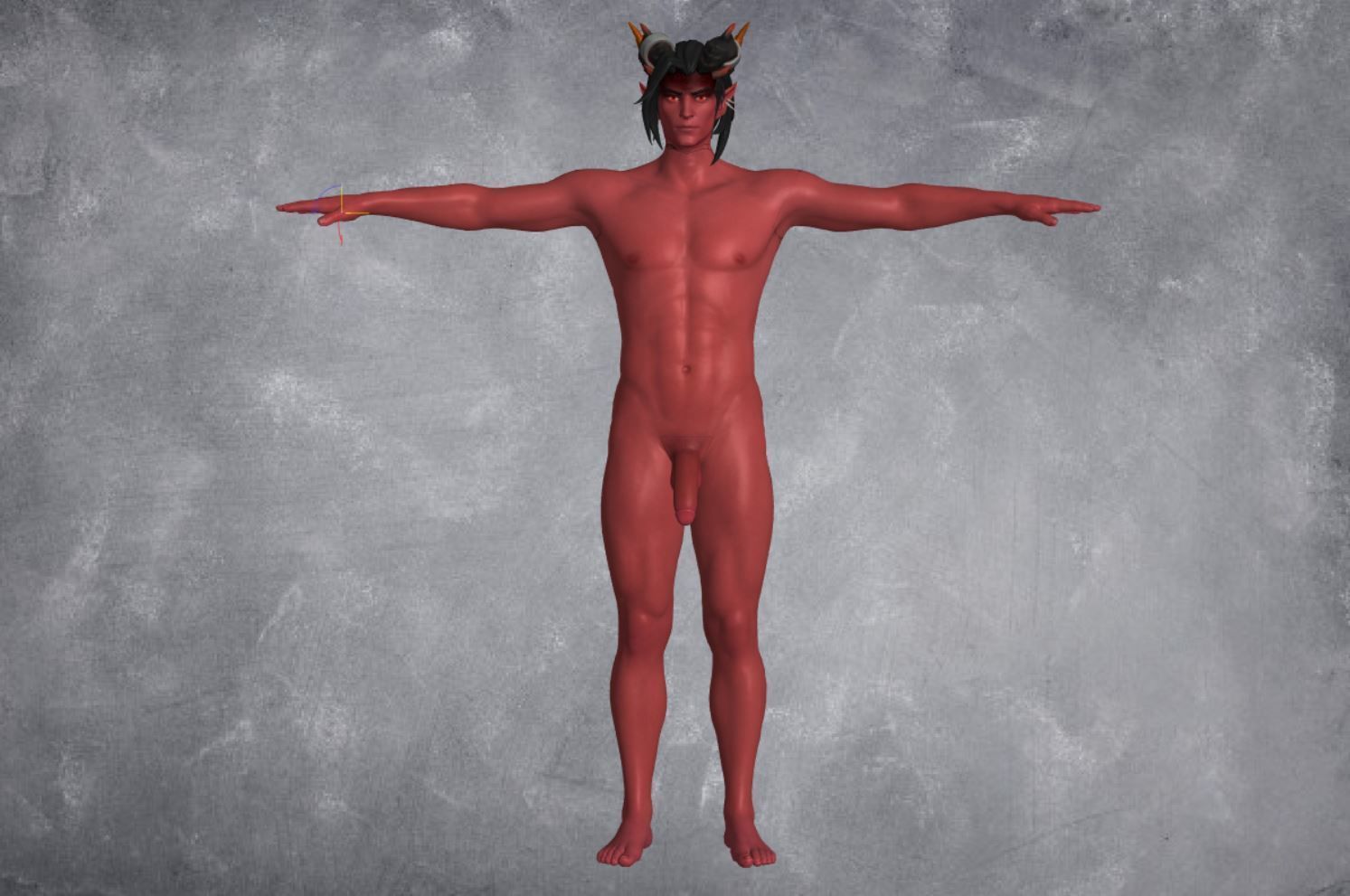 132 - Male Character 3D model_6