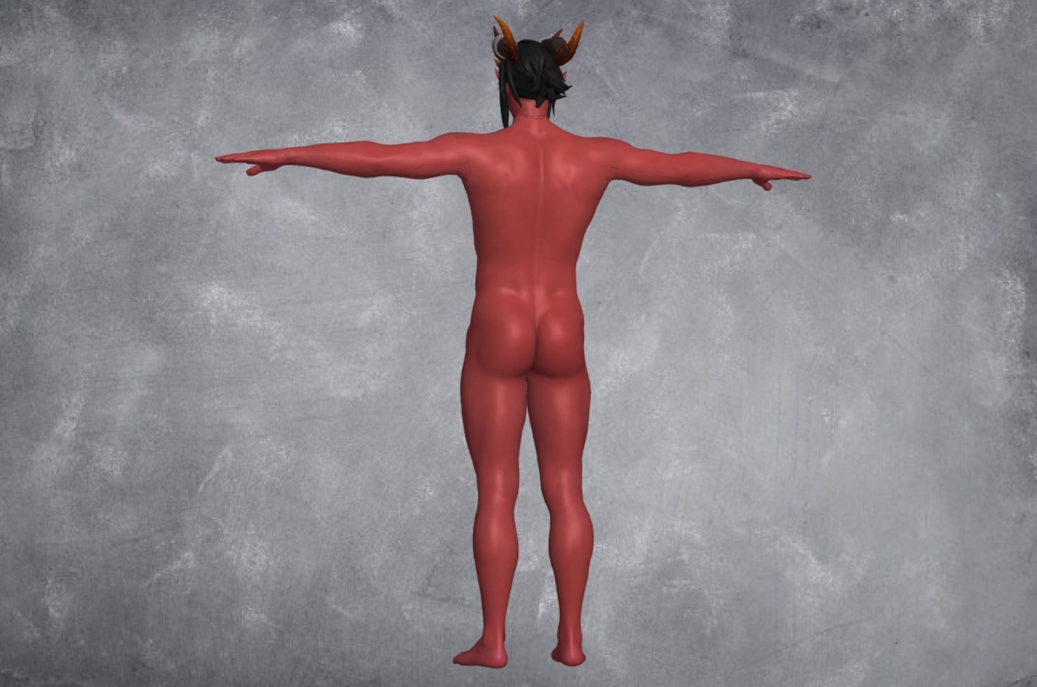 132 - Male Character 3D model_8