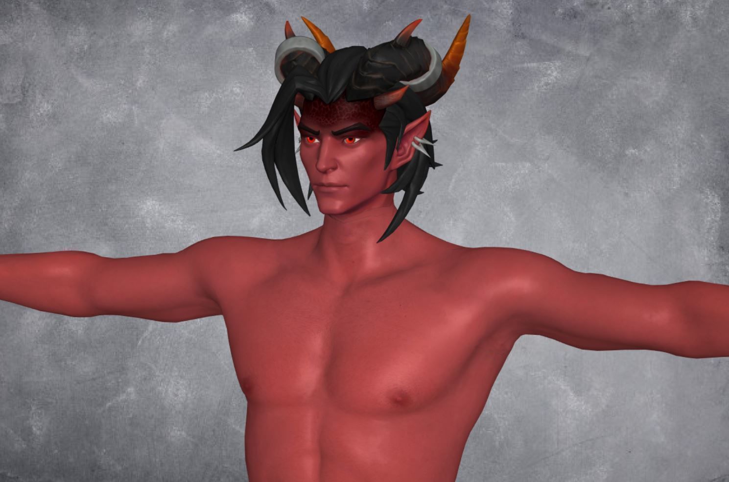 132 - Male Character 3D model_5