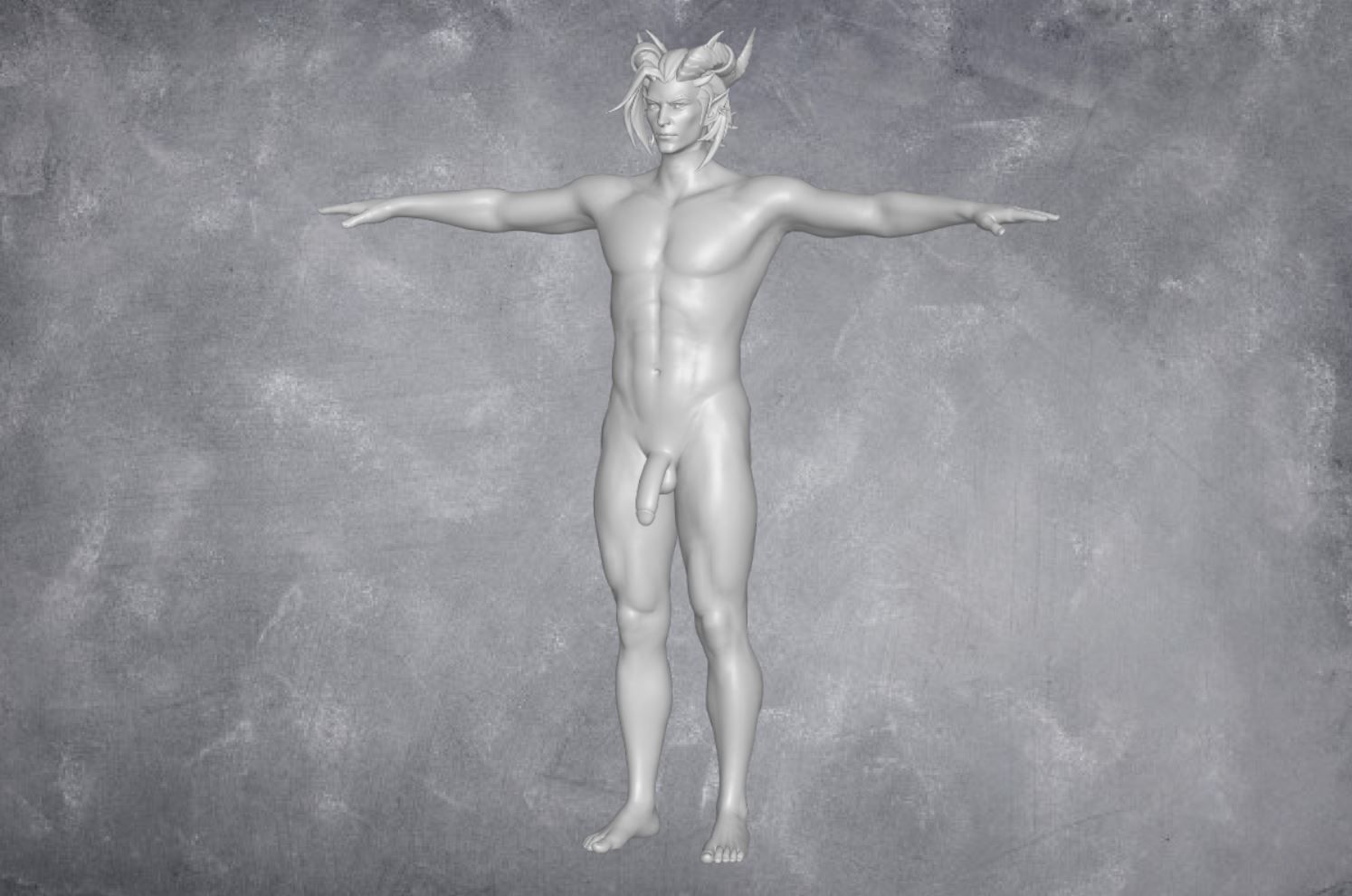 132 - Male Character 3D model_4