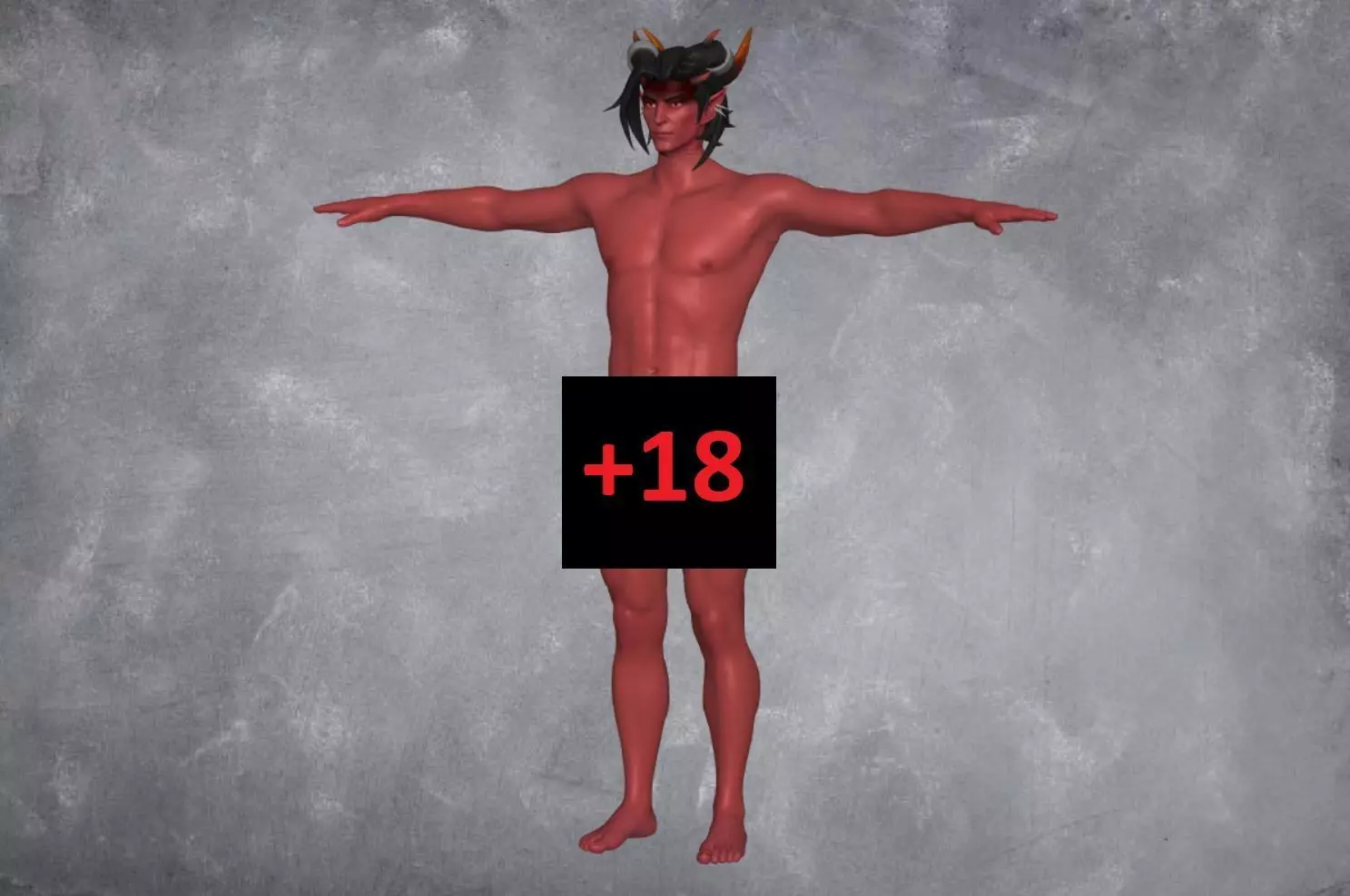 132 - Male Character 3D model_0