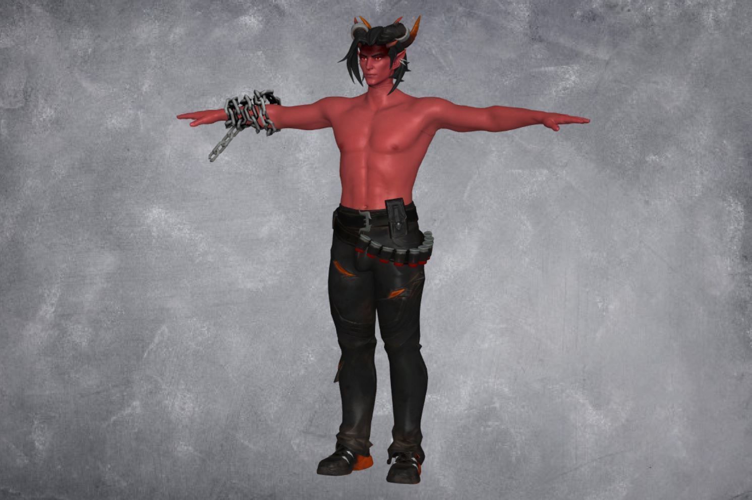132 - Male Character 3D model_1