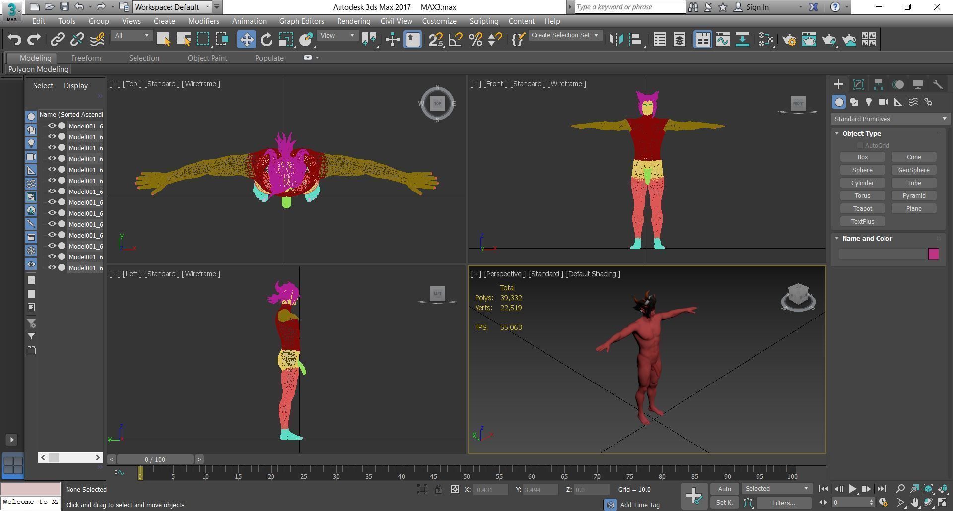 132 - Male Character 3D model_12