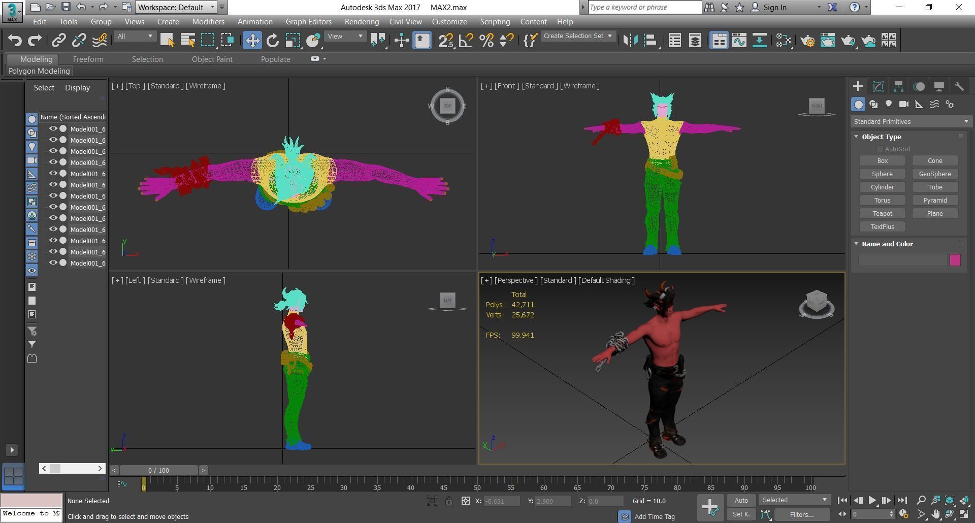 132 - Male Character 3D model_11