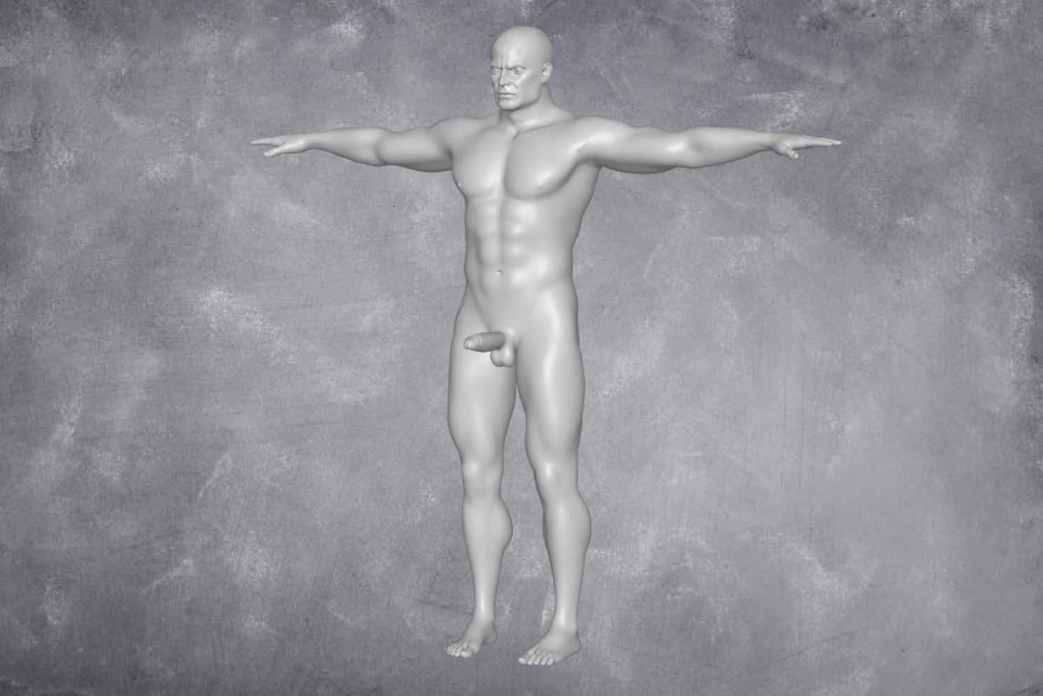 133 - Male Character 3D model_4