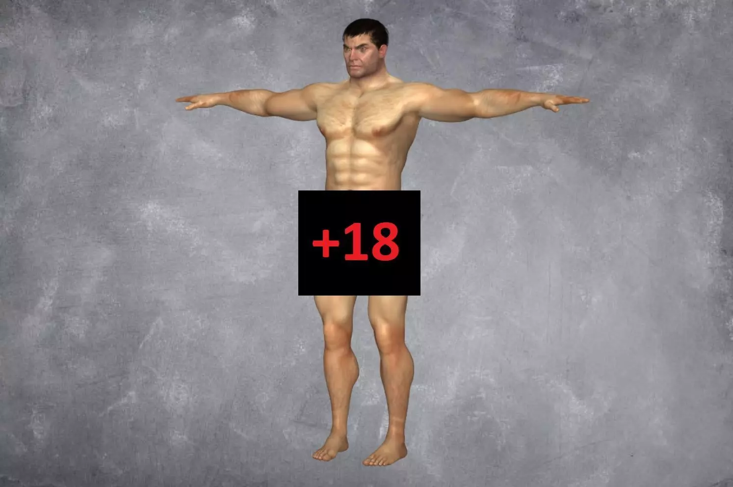 133 - Male Character 3D model_0