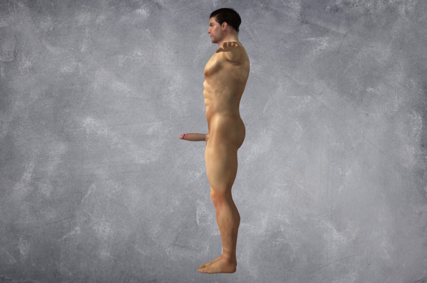 133 - Male Character 3D model_7