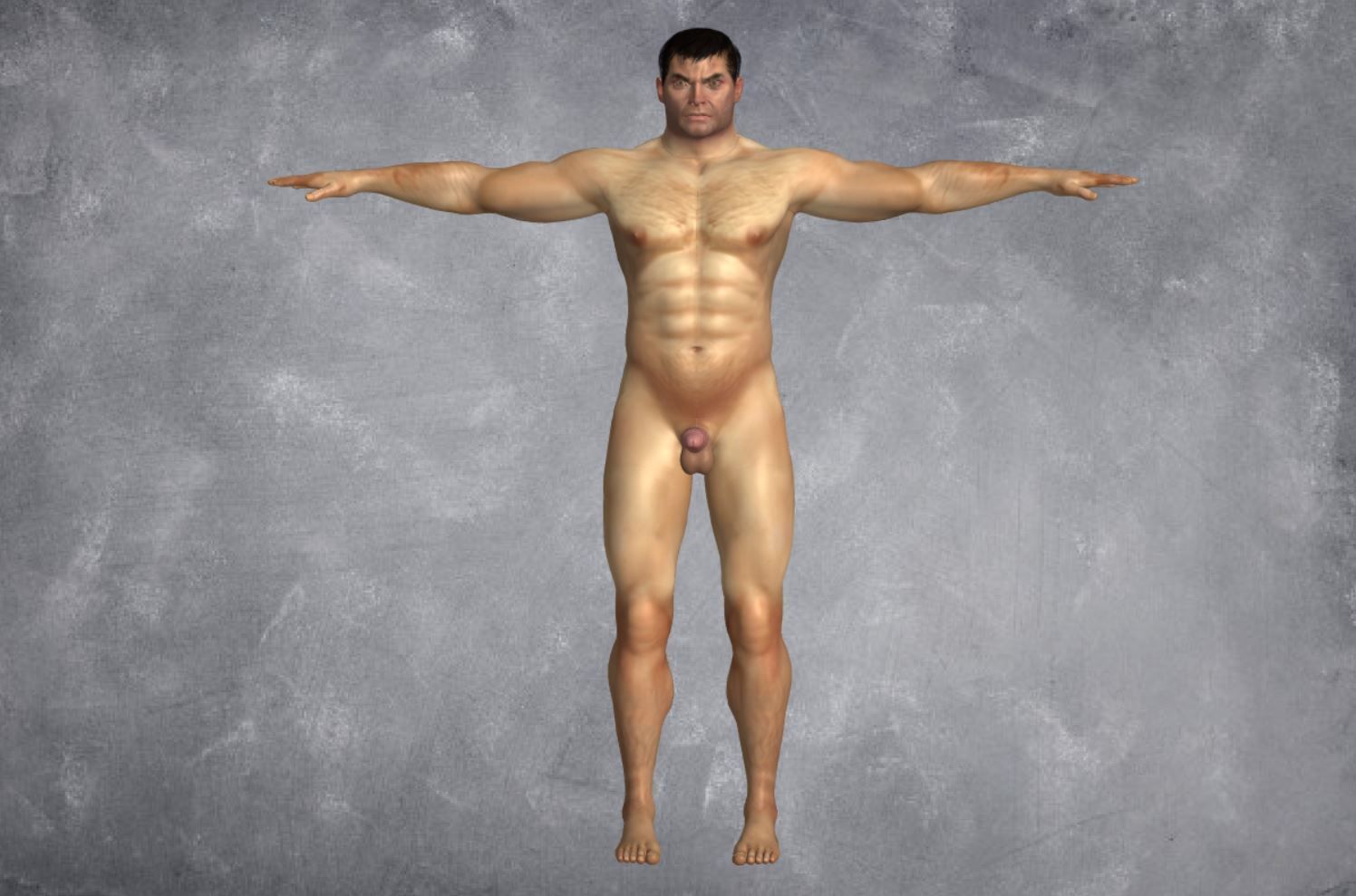 133 - Male Character 3D model_6