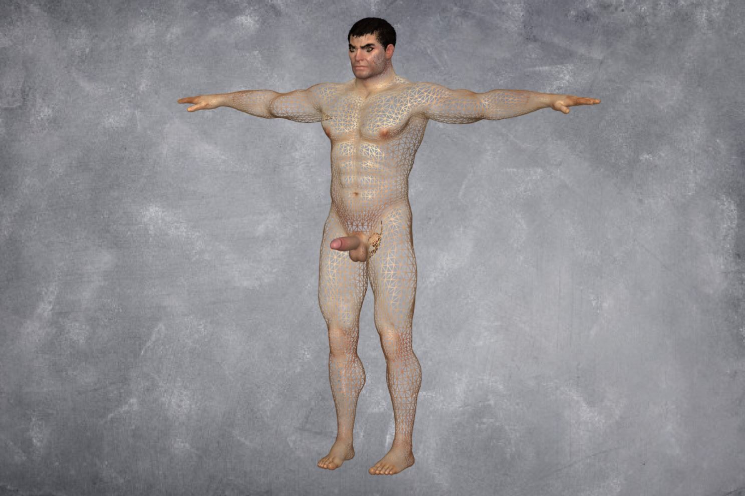 133 - Male Character 3D model_3