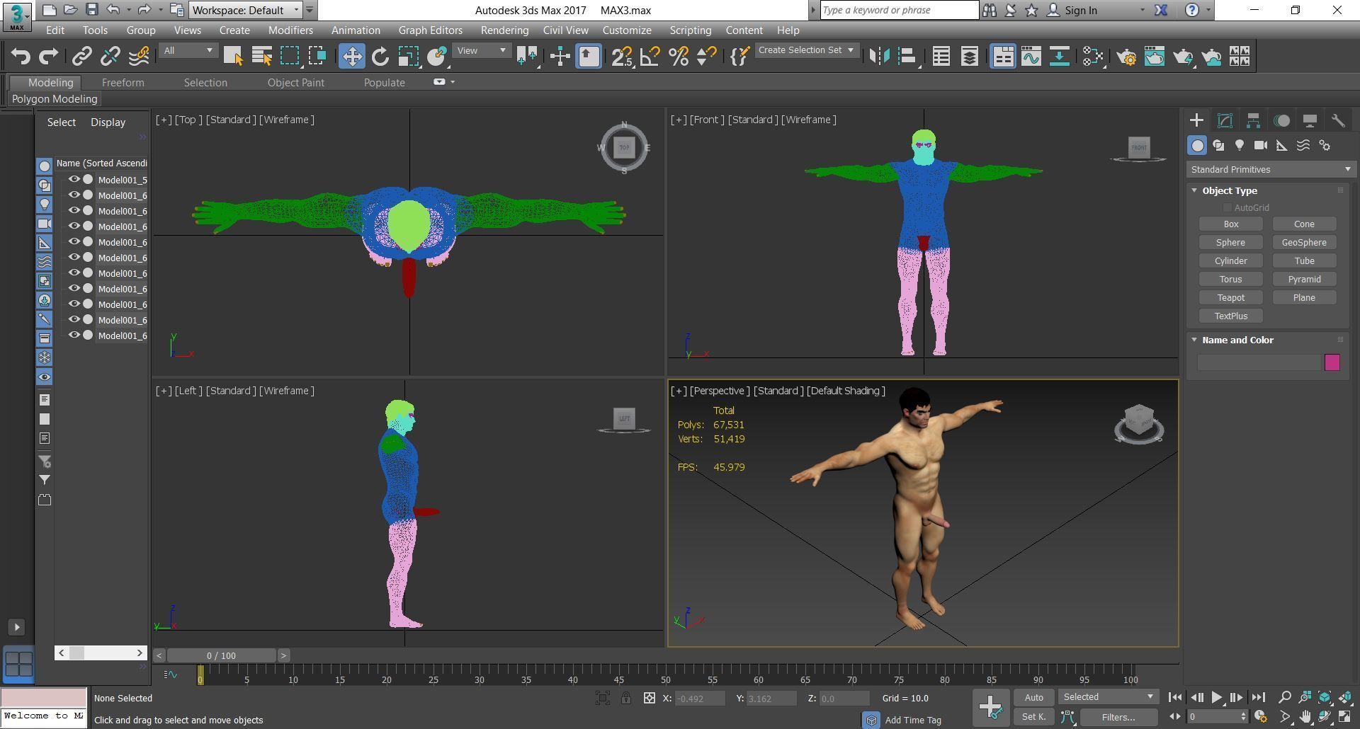 133 - Male Character 3D model_12