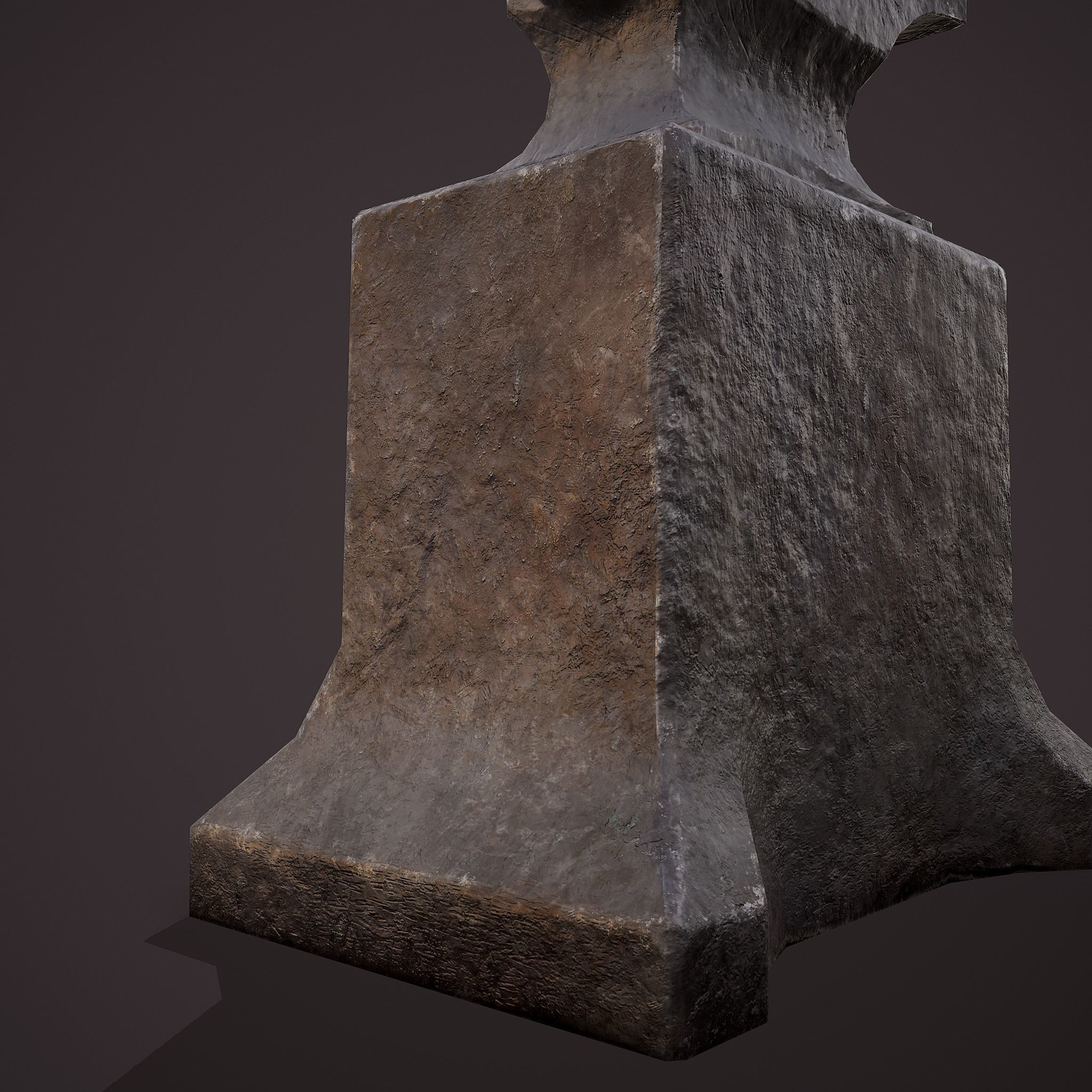  Medieval Blacksmith Large Anvil  Low-poly 3D model_12