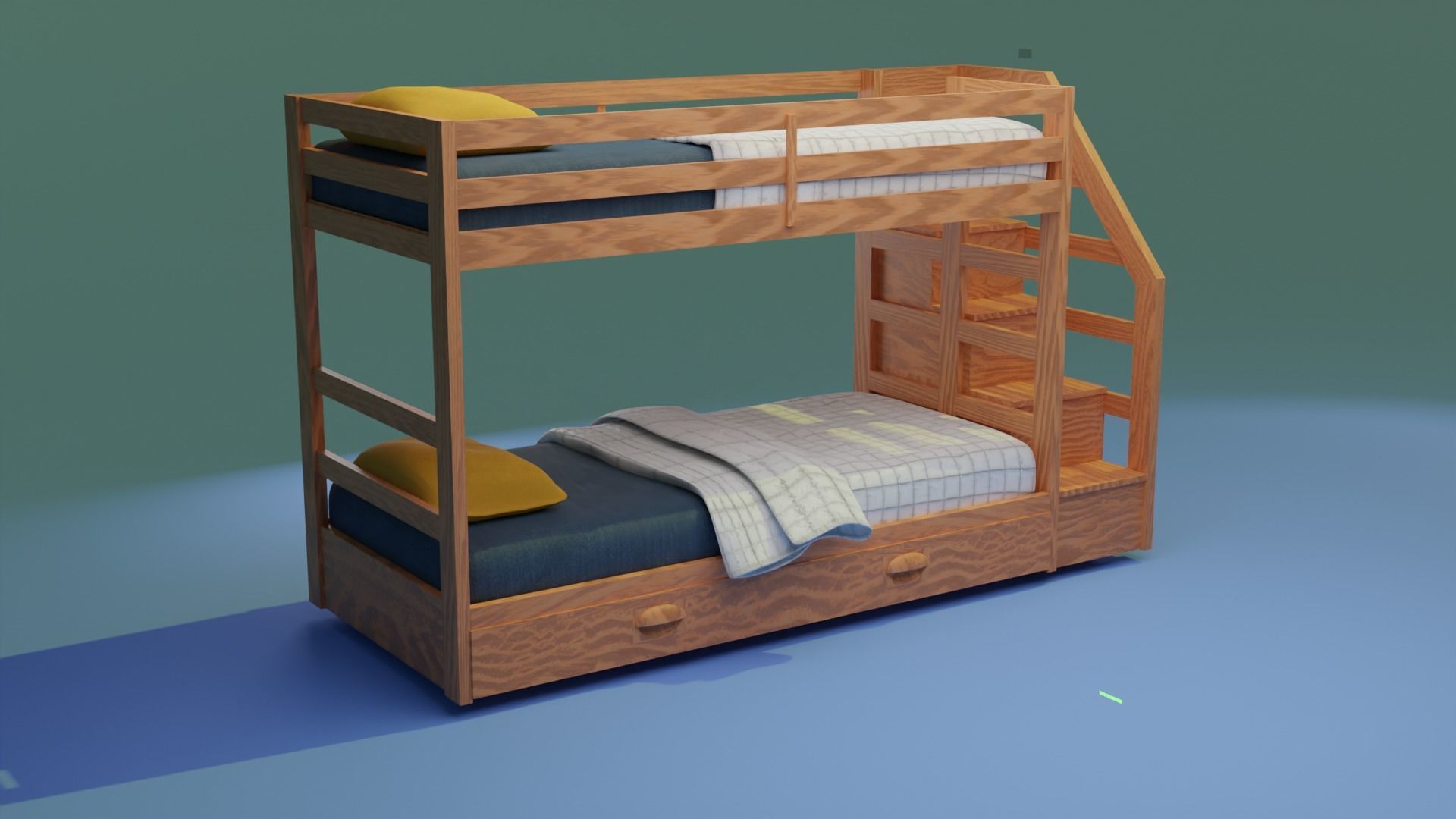 Double deck 3D model_3