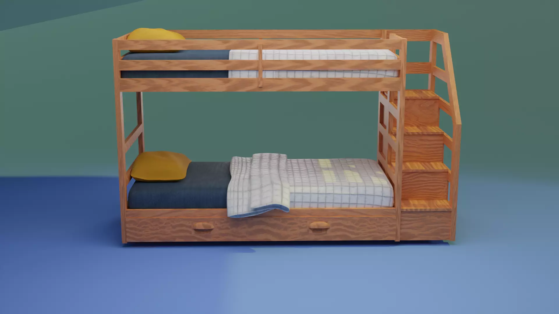 Double deck 3D model_0