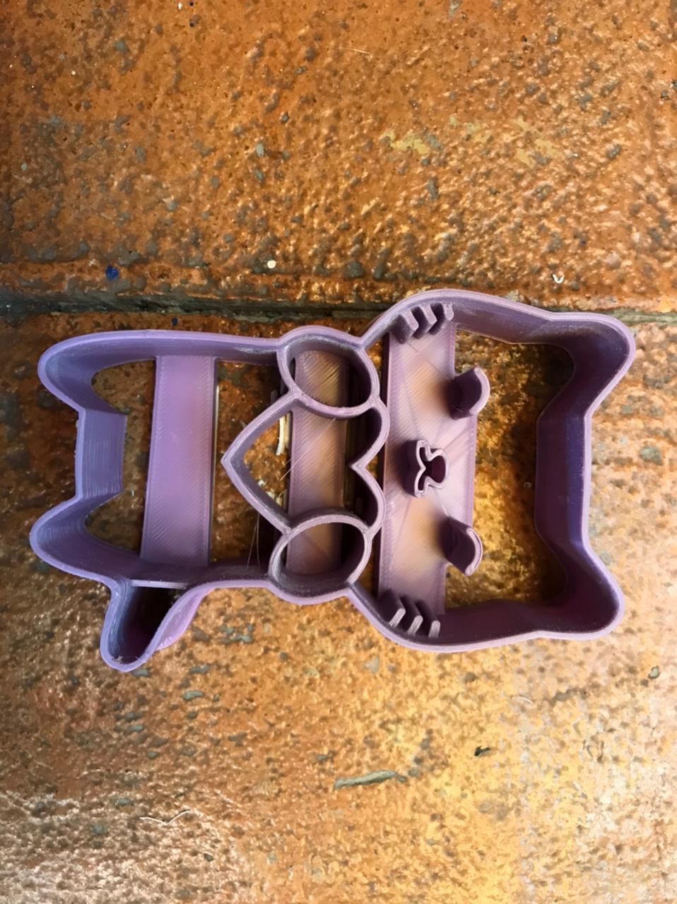 Lovely Cat Cookie Cutter 3D print model_1