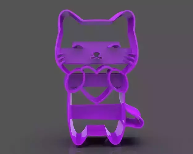 Lovely Cat Cookie Cutter