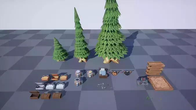 Stylized Survival Asset Pack