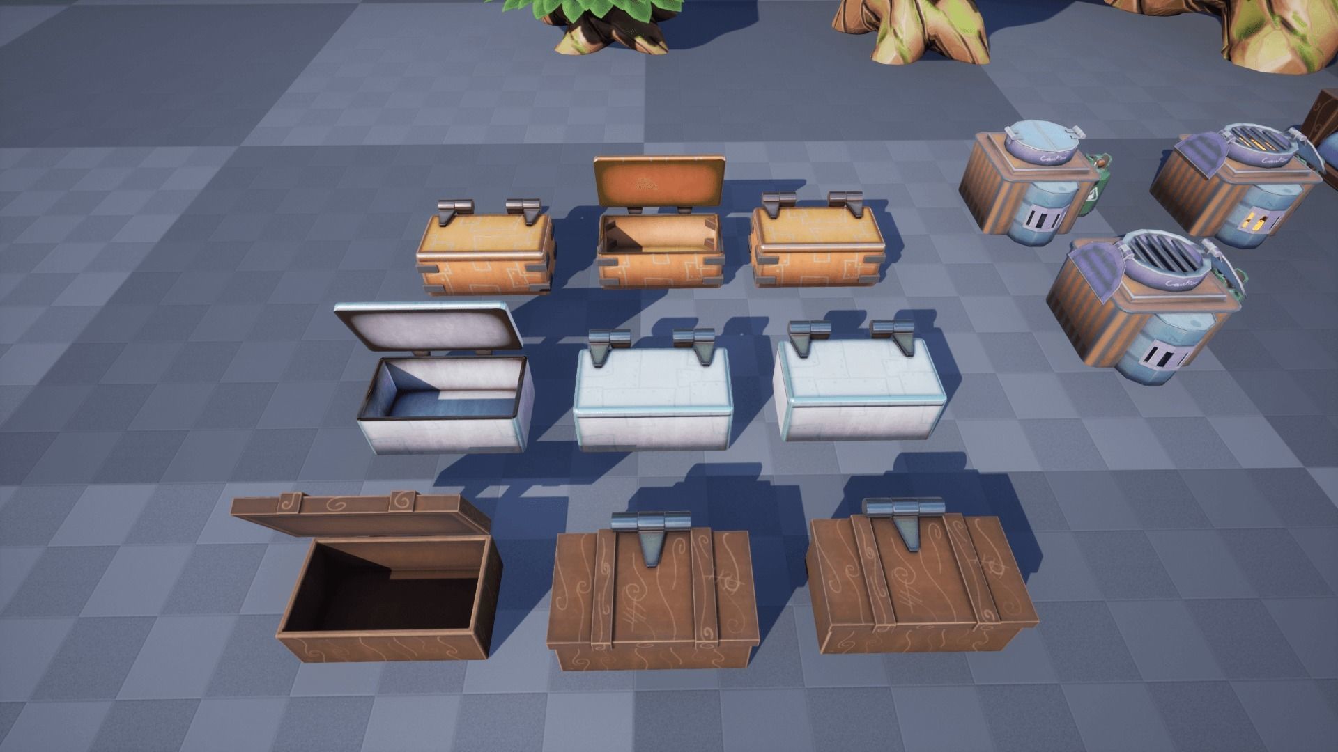 Stylized Survival Asset Pack Low-poly 3D model_1