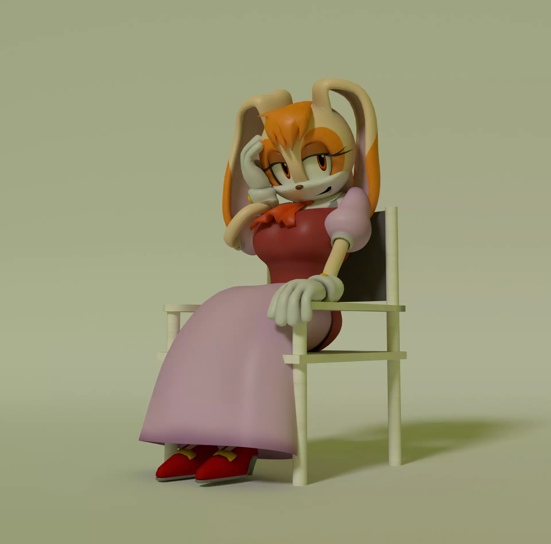 Vanilla the Rabbit Model 3D model_0