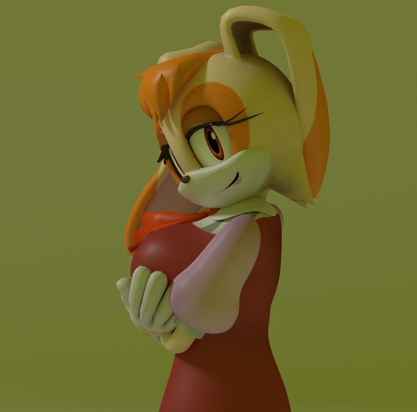 Vanilla the Rabbit Model 3D model_2