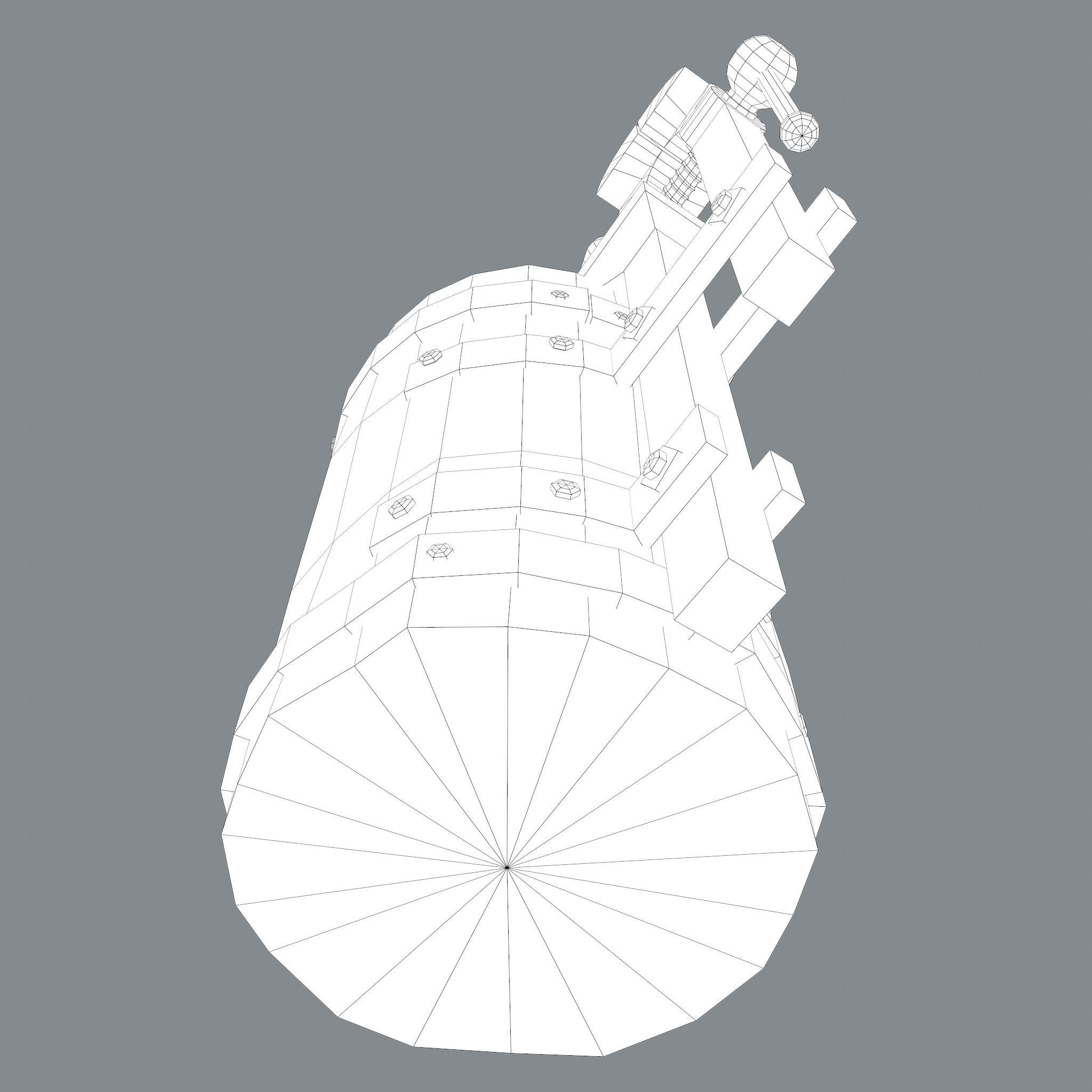 Medieval Blacksmith Vise  Free low-poly 3D model_34