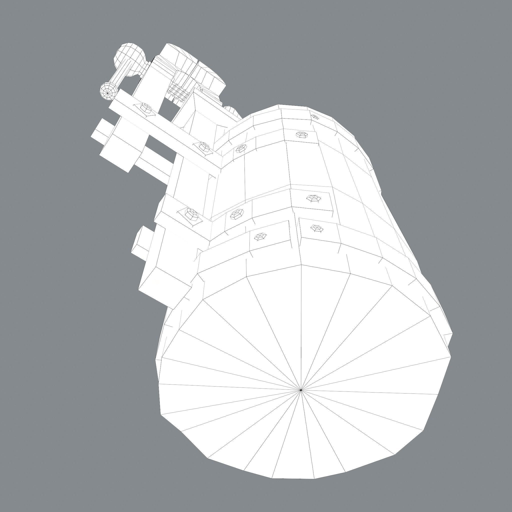 Medieval Blacksmith Vise  Free low-poly 3D model_26