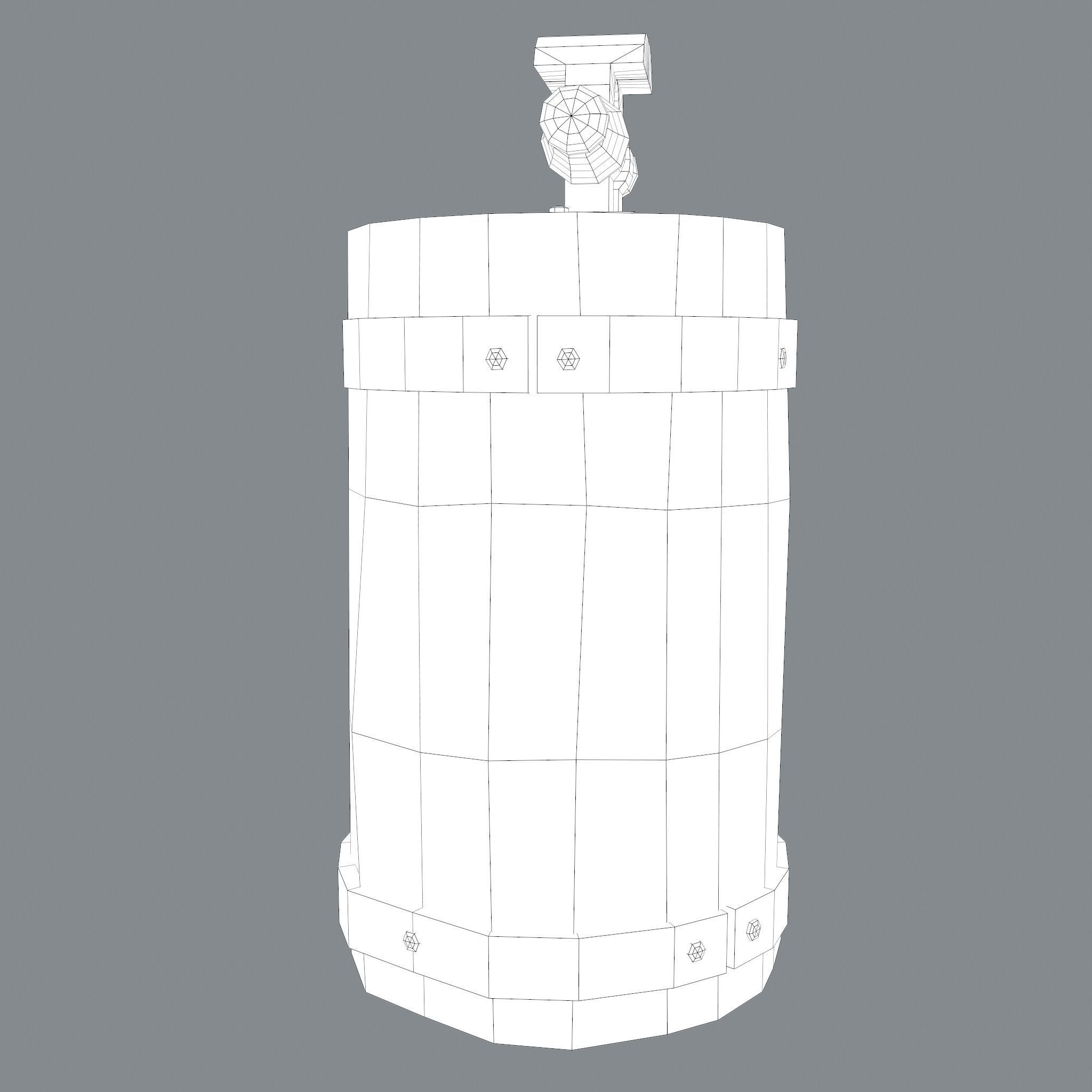 Medieval Blacksmith Vise  Free low-poly 3D model_38