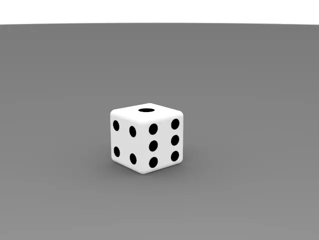 DICE Cube 3D print model_0