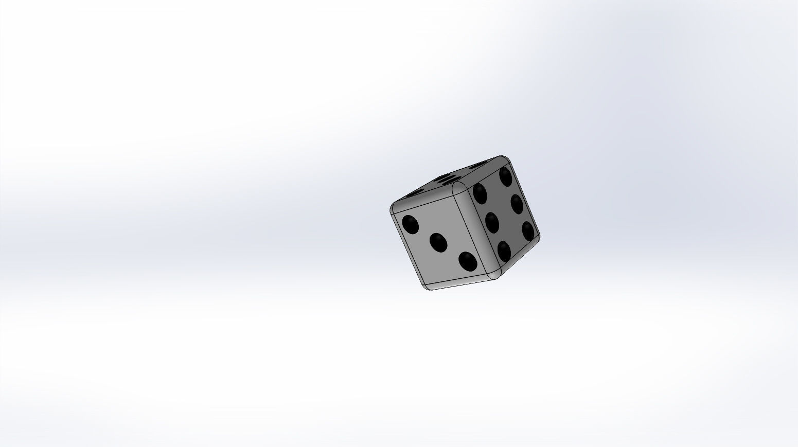 DICE Cube 3D print model_3