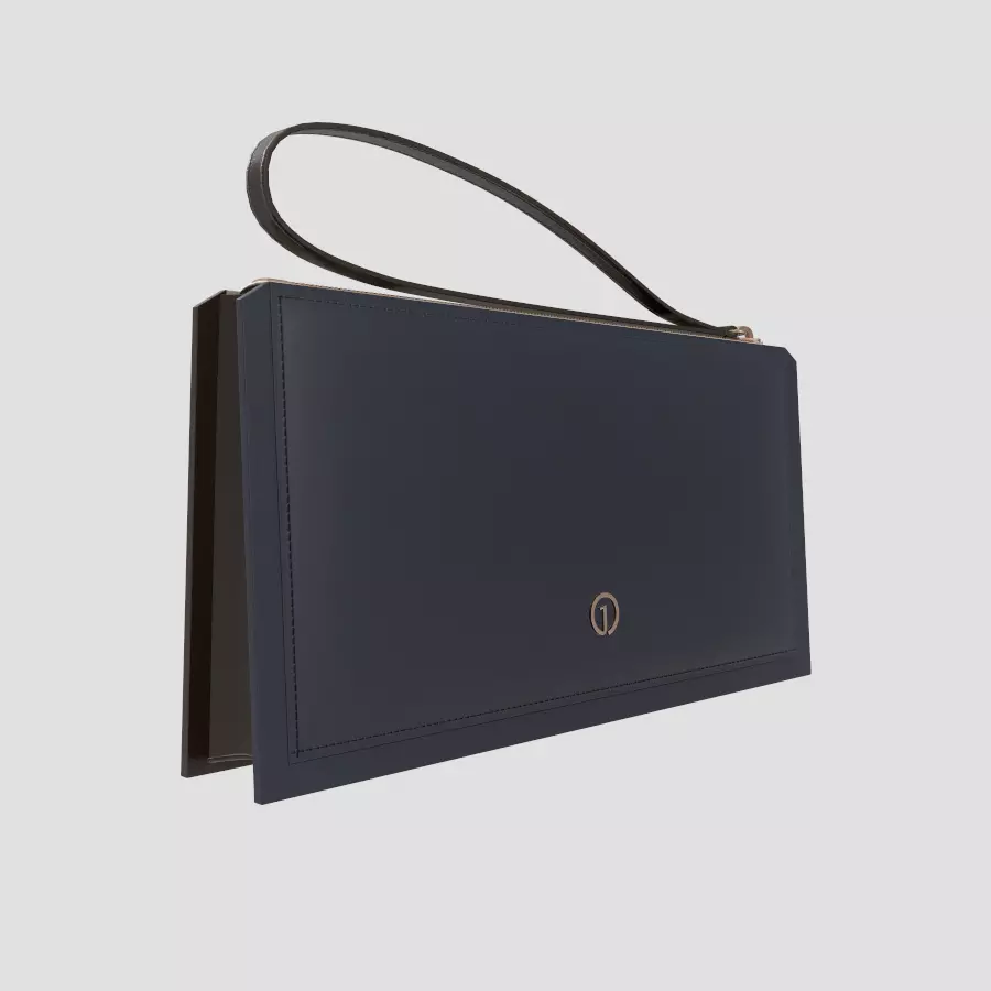 Ladies Hand Bag Low-poly 3D model_0