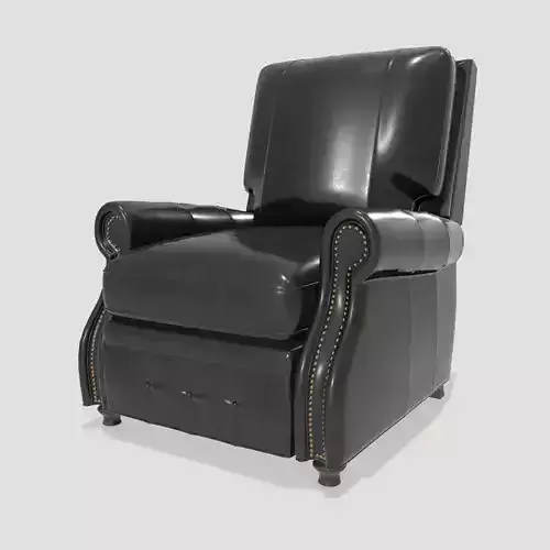 Black Leather Recliner Chair