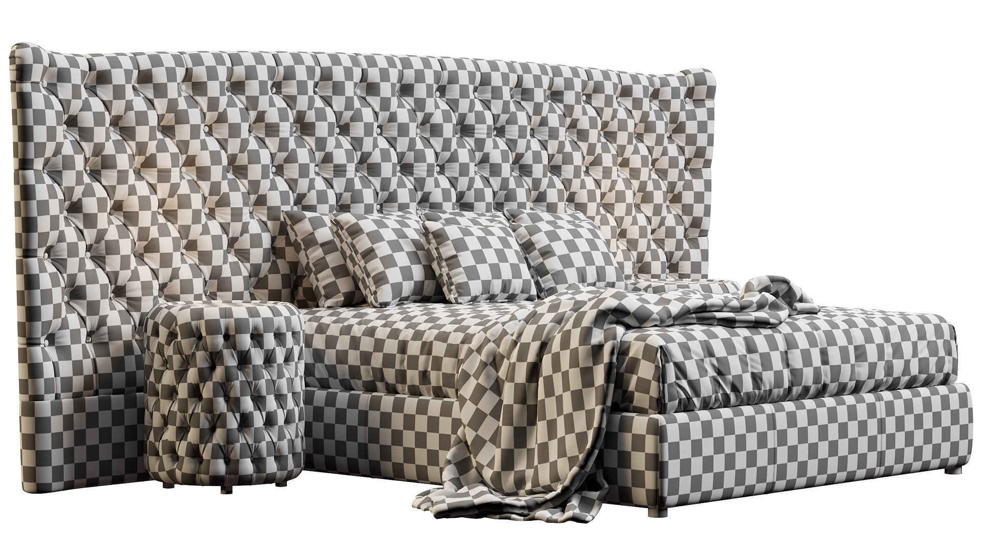 BED VOGUE MAXI LETTO DV HOME COLLECTION 3D model_11