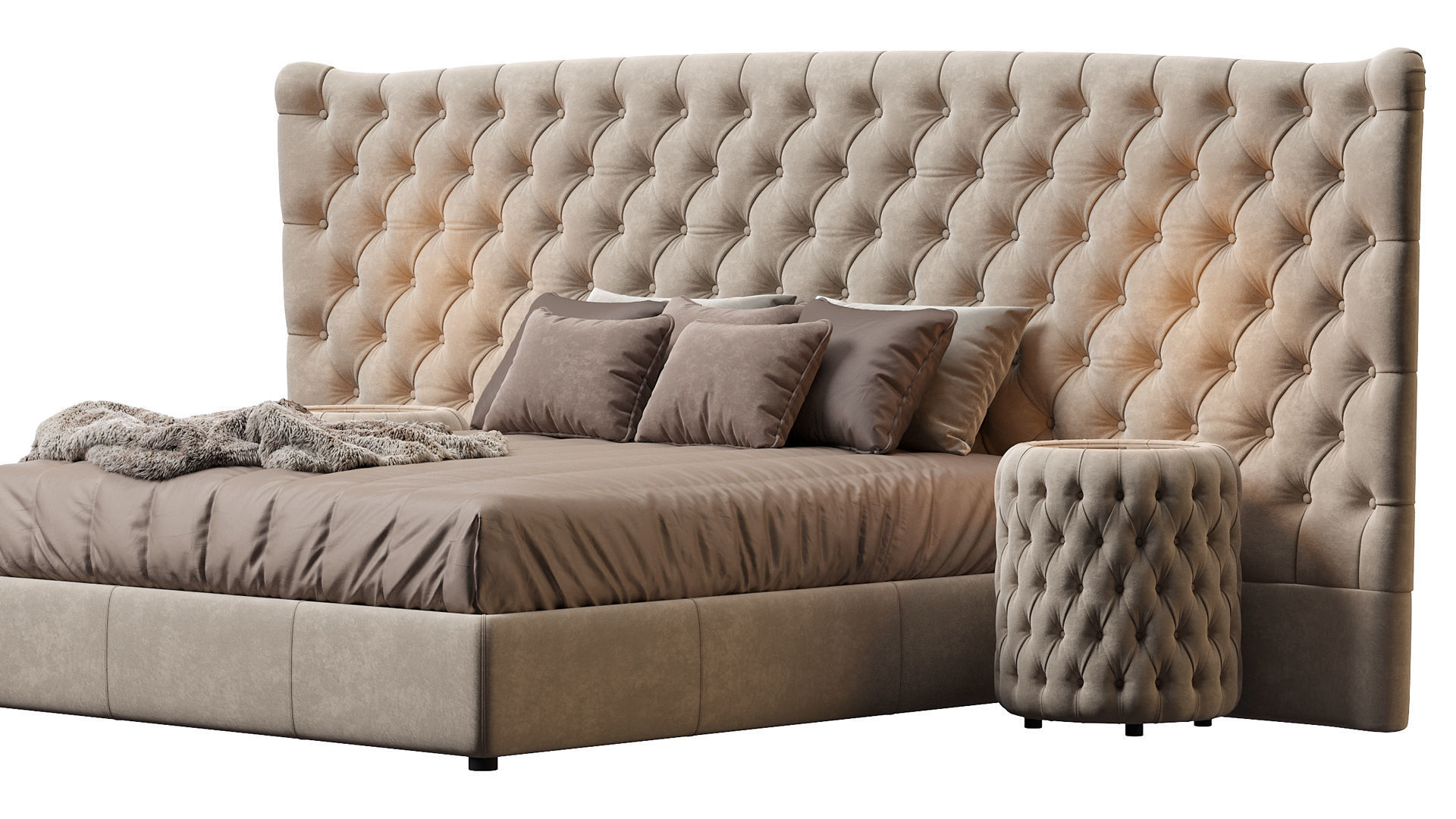 BED VOGUE MAXI LETTO DV HOME COLLECTION 3D model_10